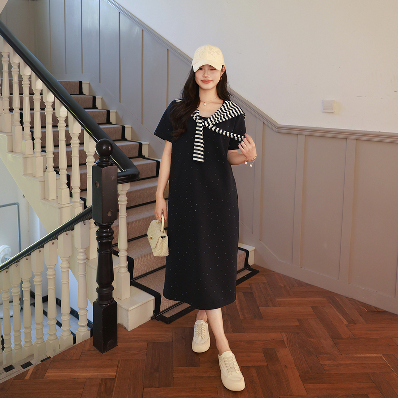 Lao Yang's Clothing Me Neptune (with Shawl) 2026 New Starry French Fashion Summer Dress