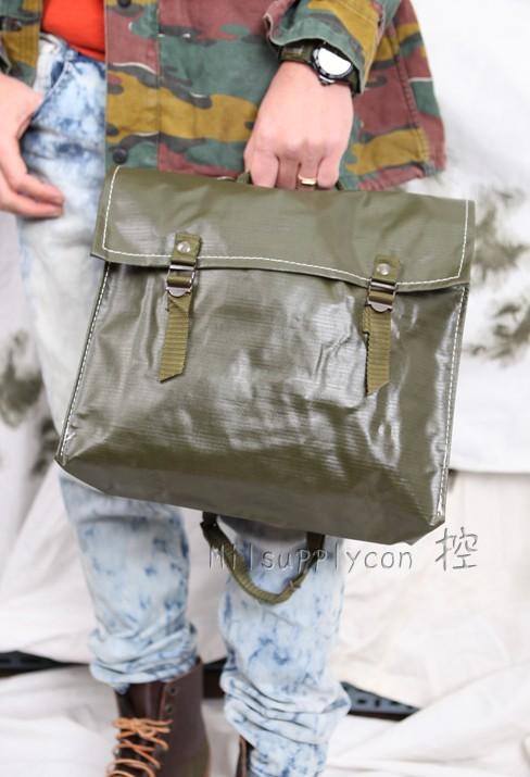 Used Czech military M85 leather shoulder bag cycling bag