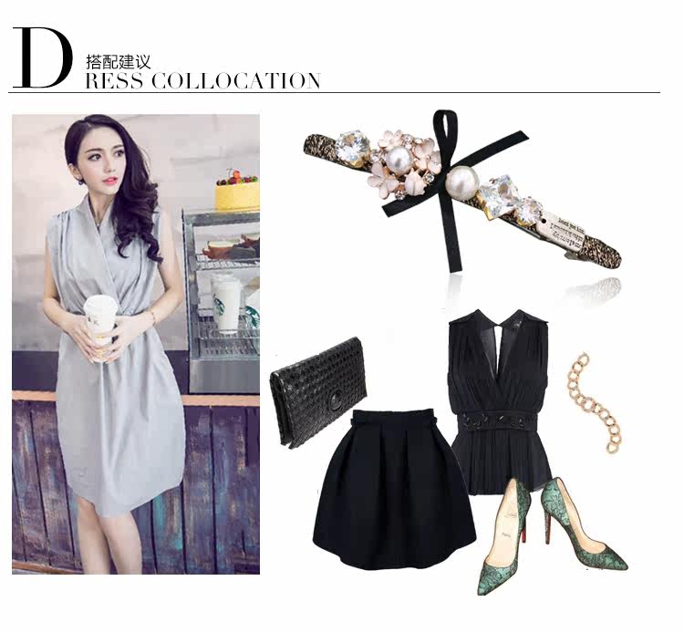 Accessoire coiffure en Diamant Crystal - Ref 1200233 Image 13