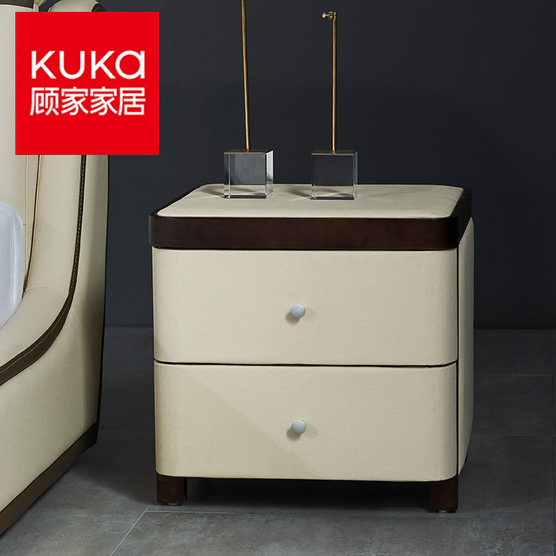 Gujia Home Simple modern bedside tableside tableside cabinet locker leather art bedroom furniture 223B