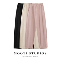 Демисезонные приталенные вельветовые штаны, 2020, высокая талия, свободный крой