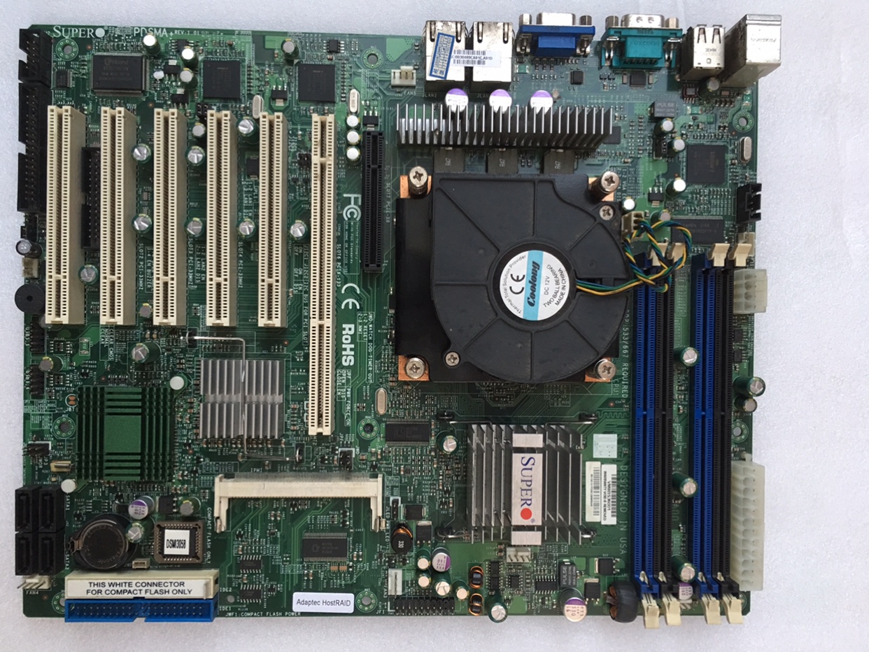 Ultramicro SUPER PDSMA REV: 1 01 server motherboard industrial control equipment machine motherboard with radiators