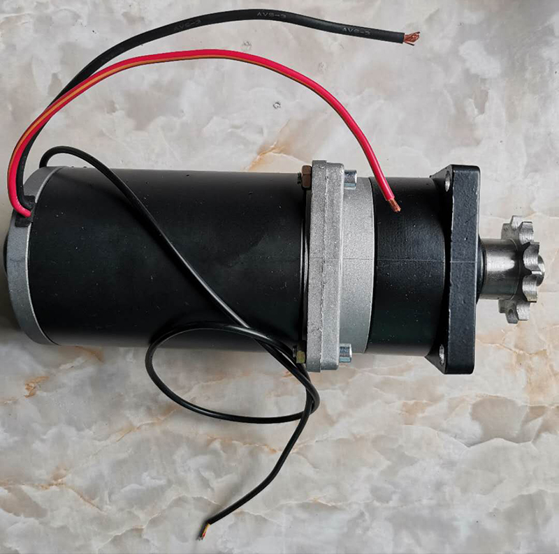 90 planetary DC geared motor 380W12V24V with speed sensor for seeder fertilizer machine