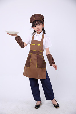 Children's professional experience clothing dessert apron baker baker clothing dessert master