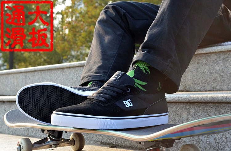 Giày skate DC chuyên nghiệp cổ điển chống mòn lông lật 3e lakai Giày Lycra giản dị tipper thủy triều vượt qua cửa hàng skate lớn