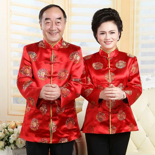 Весенний осенний лонгслив, куртка, для среднего возраста, китайский стиль