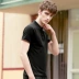 Saint Desi nam 2019 Mùa hè mỏng nam ngắn tay áo thun Polly Áo sơ mi công sở Polo Áo sơ mi nam ngắn tay xu hướng - Polo