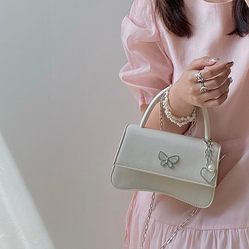 Небольшая дизайнерская сумка через плечо с бантиком, цепь, сумка на одно плечо, коллекция 2022, премиум класс