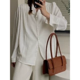 Небольшая дизайнерская коричневая сумка подмышку, сумка через плечо, модная барсетка, трендовая сумка на одно плечо, городской стиль