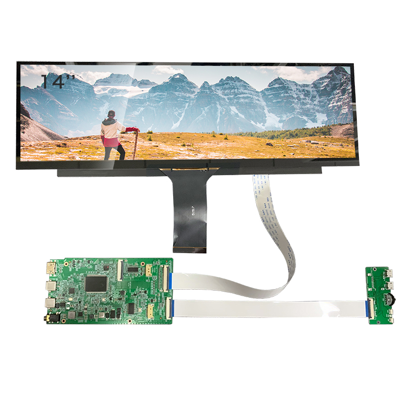 Display Module 14.1inch Ips Lcd Screen Set Type-C Interface Strip-Shaped Small Display Driver Board Display Module 14.1inch Ips Lcd Screen Set Type-C Interface Strip-Shaped Small Display Driver Board