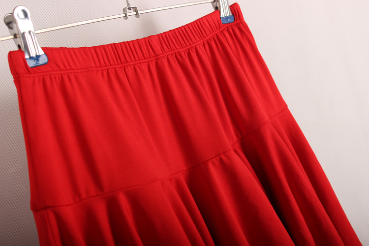Điệu nhảy Latin đáy 16 góc váy mới vuông nhảy trang phục nửa váy hiện đại tình bạn chuẩn quốc gia thực hành nhảy - Khiêu vũ / Thể dục nhịp điệu / Thể dục dụng cụ giày khiêu vũ ngoại nhập