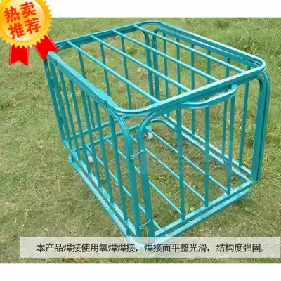 Folding stainless steel basketball cart cart cart mobile training ball volleyball ball Storage Cart