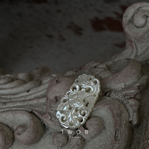 TWOR handicraft workshop retro niche natural butterfly hairclip banger clip edge clip fairy clip