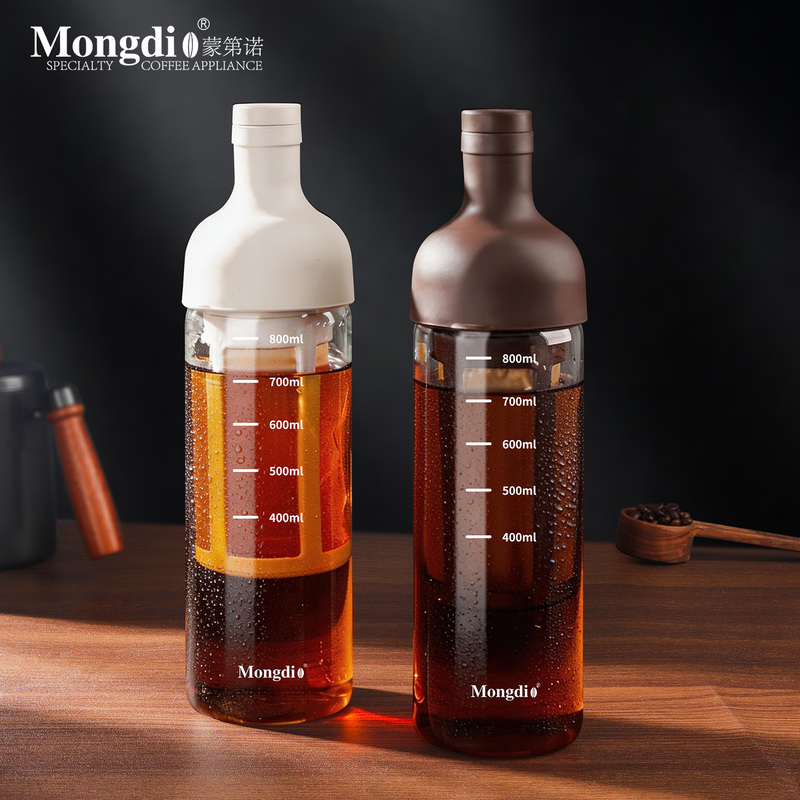 Mongdio Coffee Cold Brew Pot Large Capacity Cold Brew Bottle Glass Teapot Ice Drip Pot Cold Brew Coffee Pot