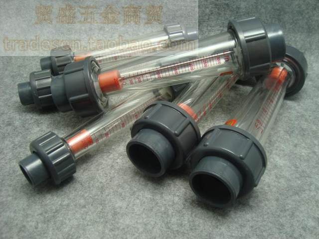 Plastic Float Flowmeter ອຸປະກອນການປິ່ນປົວນ້ໍາ Flowmeter UPVC Pipe Flowmeter Rotameter