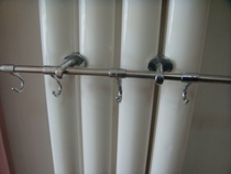 Heater radiator special towel rack towel bar hanger adhesive hook full body plating 4 pieces