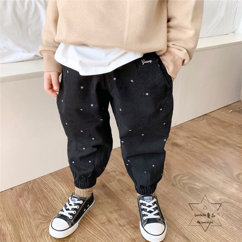 LANIKIKI Spring and Autumn New Star Pure Cotton Woven Pants