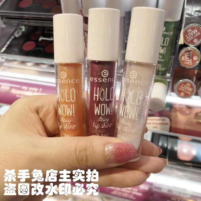 Tại chỗ Đức bản chất holo wow! Mới unicorn holographic phân cực nước lip gloss lip men lip gloss 	son bóng 3ce	