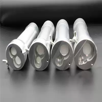 Dispensing machine AB dispensing valve Pneumatic double liquid 50ML aluminum alloy flashlight type AB glue gun booster AB glue cylinder