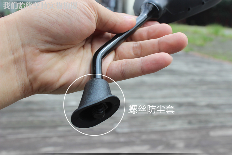 Gương chiếu hậu xe máy EN125-2A / 2E / 2F / 3E Gương chiếu hậu gương gương dương và dương 10 mm - Xe máy lại gương gương xe máy chính hãng