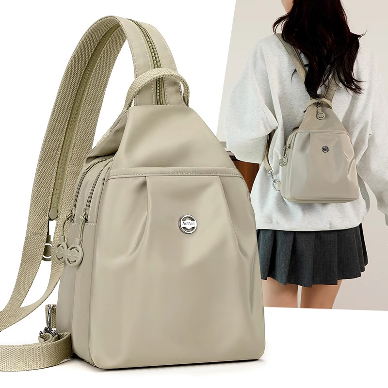 Small Backpack for Women, Lightweight Crossbody Backpack for Travel, 2025 New Style Single Shoulder Bag, Multifunctional Casual Three-Way Chest Bag