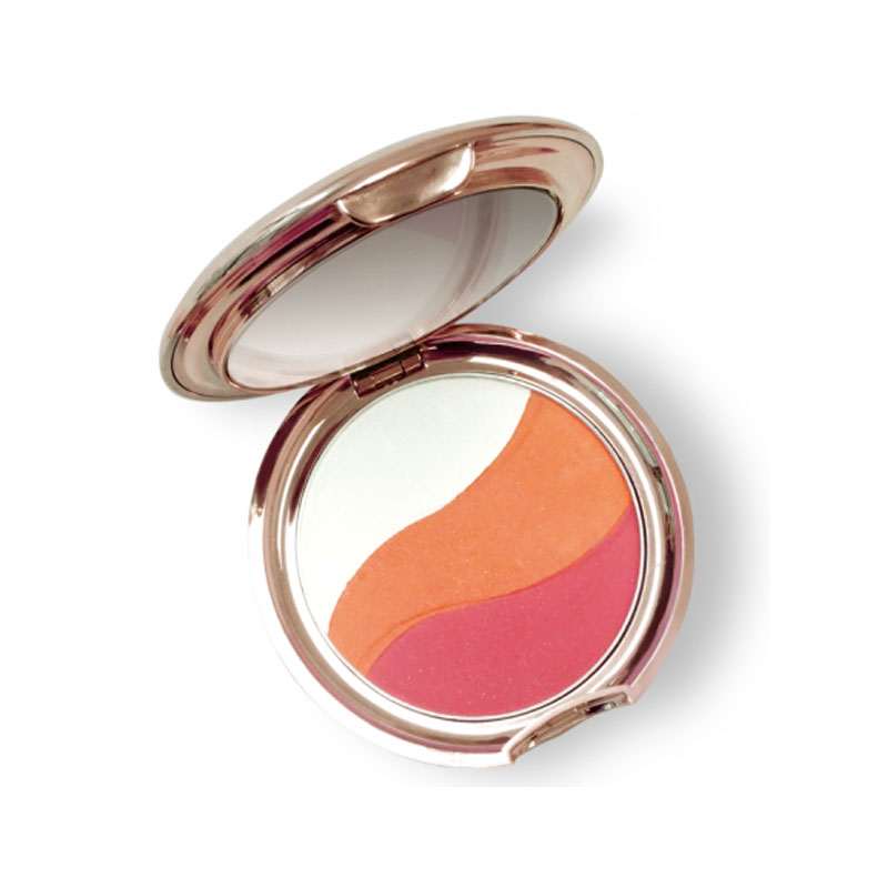Hàn Quốc chính gốc prorance Florentine ba chiều ba màu phấn má hồng bột xử lý mỹ phẩm - Blush / Cochineal bảng má kryolan