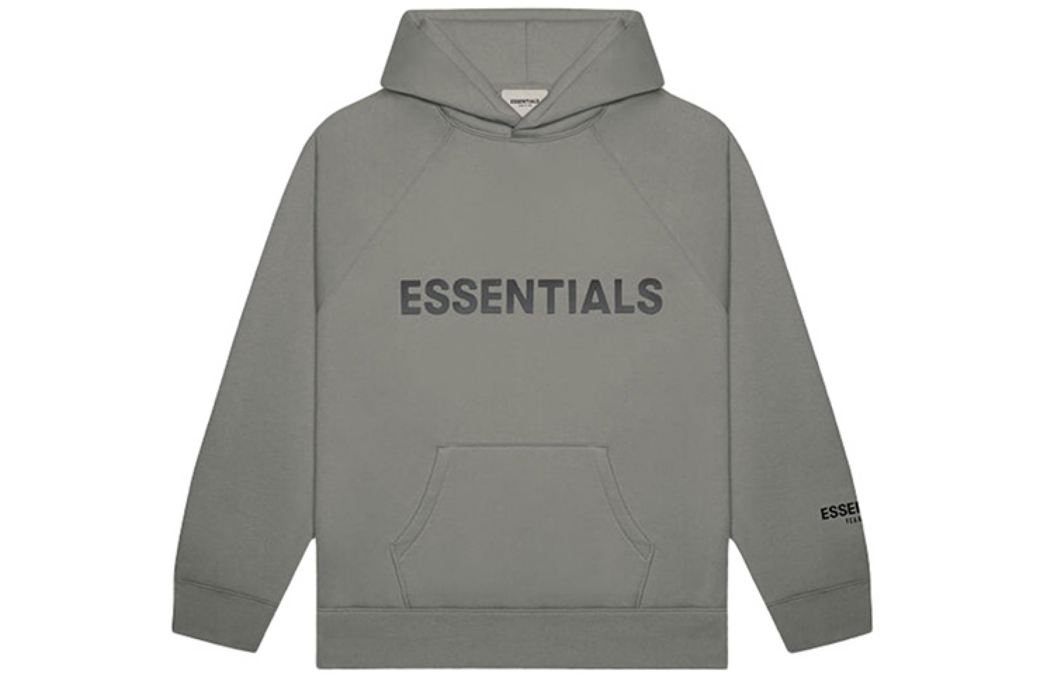 Fear Of God Essentials FOG 20SS Chest Letter Print Autumn/Winter Loose Pullover Hoodie