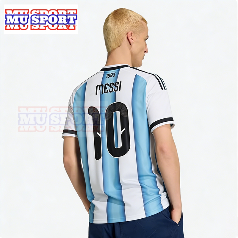 2026 Argentina Team No. 10 Messi Home Jersey No. 24 Enzo Short-Sleeved De Paul Di Maria Football Uniform