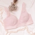 Đồ lót cô gái lưới áo ngực gom lên áo ngực sexy lụa siêu mỏng thoáng khí ngực nhỏ kiểu Pháp cúp tam giác - Áo ngực ren Áo ngực ren