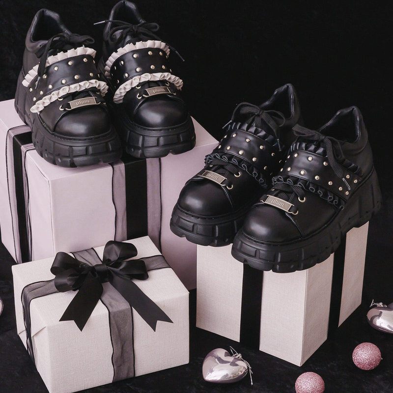 Ruffled Strap Platform Sneakers Official Agent Direct Shipping from Japan Ruffled Strap Platform Sneakers Official Agent Direct Shipping from Japan