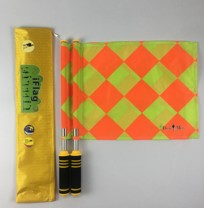 Guangzhou Dongming standard referee patrol flag referee hand flag signal flag good quality