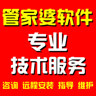 Housekeeper software technical service Invoicing system after-sales maintenance Online remote installation software service