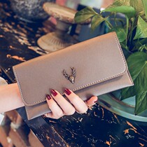 Girl girl heart ins wallet long Korean fashion student simple female Harajuku hand bag college style personality