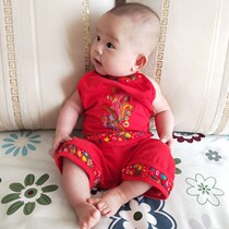 Baby bellyband summer cotton baby belly childrens red newborn clothes cotton long life hundred years old belly