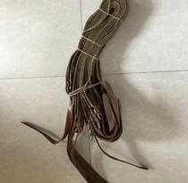 Former Soviet Union after World War II PPSH-41 Bobosha type double-headed cowhide canvas tactical belt