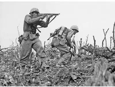 Domestic re-engraved Wwi World War II US Thomson M1928A1 M1A1 five-piece waist kit