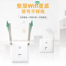 Bull Wireless WiFi Into Wall Type Router Switch Smart Socket Network Cable Wall 86 Type Wireless Ap panel