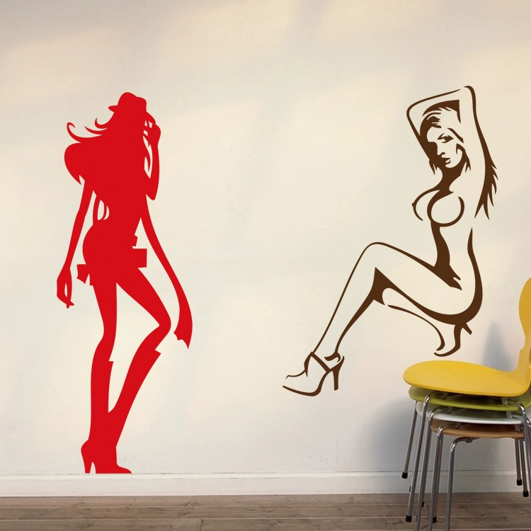 Thanh KTV Tường Nhân vật Sticker Tường Sticker Trang trí Marilyn Monroe Phòng khách Phòng ngủ TV Nền Thanh Sticker - TV