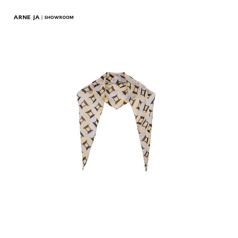 「Arne Ja」Geometric Mondrian Two-Dimensional Plane Mulberry Silk Diamond Scarf As131 「Arne Ja」Geometric Mondrian Two-Dimensional Plane Mulberry Silk Diamond Scarf As131