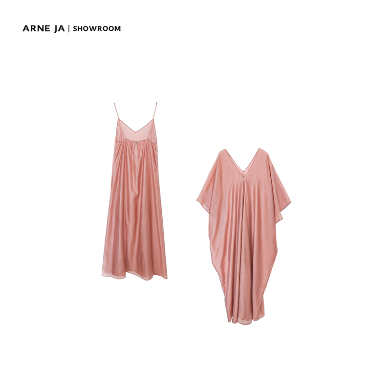 「Arne Ja」French Romantic Gray Low-Saturation Silhouette Chiton Robe Two-Piece Set D62Sl3125