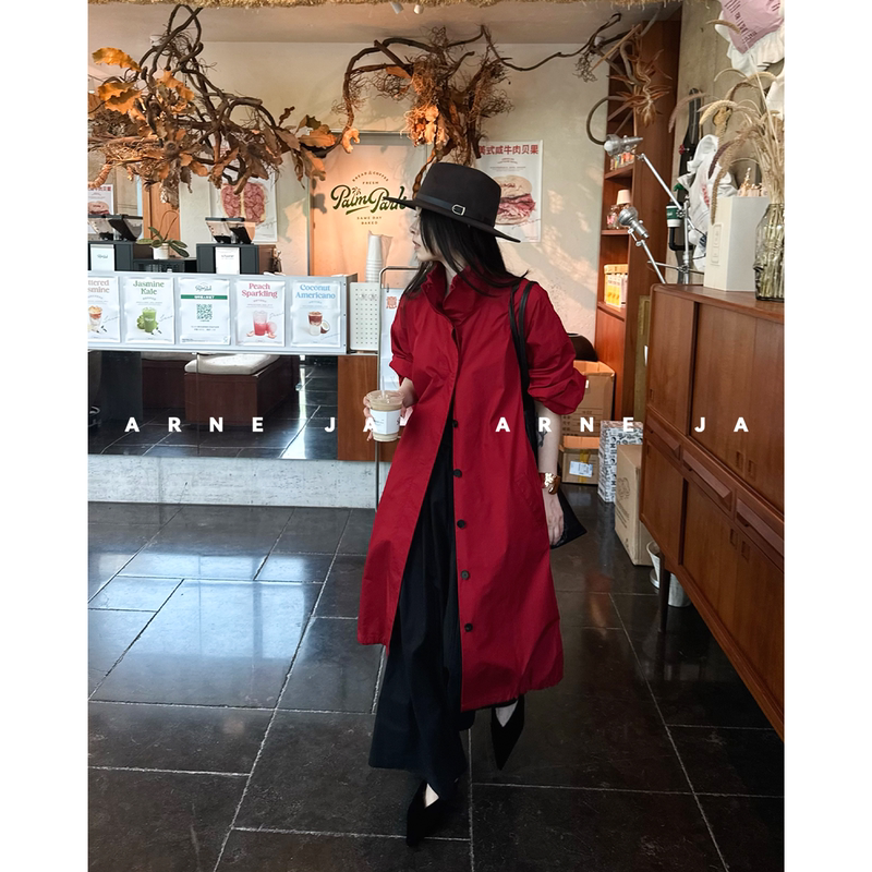 「Arne Ja」Two-Way Stylish Urban Light-Functional Lightweight Cotton Trench Coat D63Sw1276 「Arne Ja」Two-Way Stylish Urban Light-Functional Lightweight Cotton Trench Coat D63Sw1276