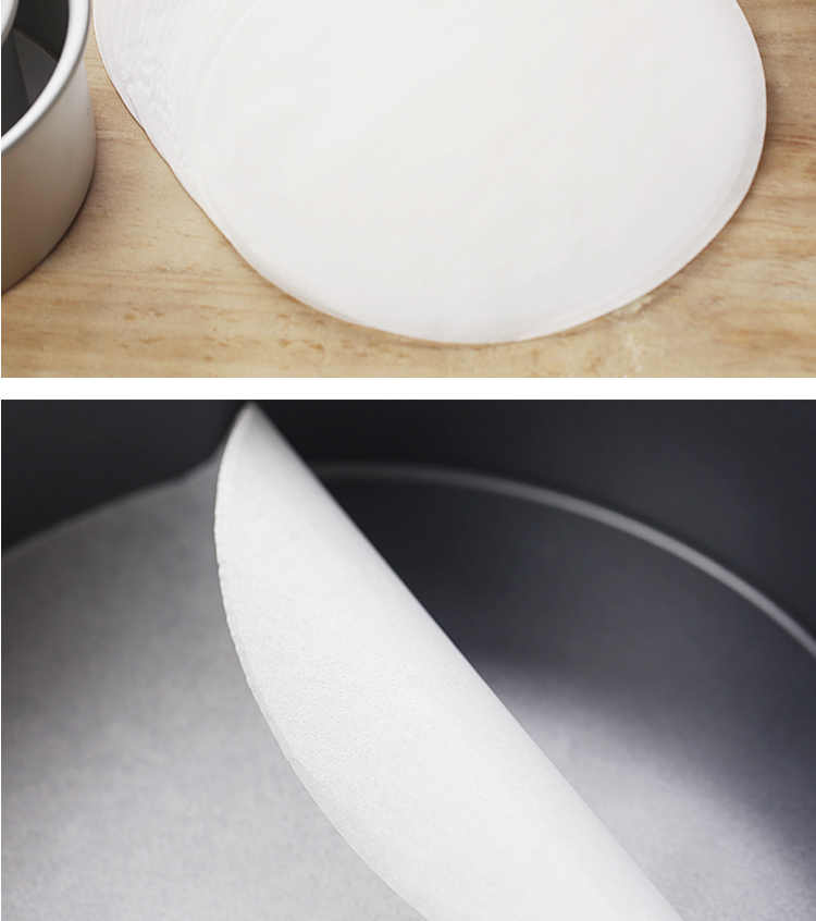 Triển lãm nghệ thuật 6 inch 8 inch giấy dầu silicon 20 tờ Phát hành bánh nhiệt độ cao khuôn chống dính giấy pad tròn phát hành giấy - Tự làm khuôn nướng khuôn làm bánh flan
