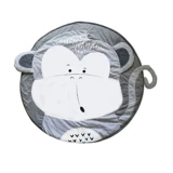 Ковер, нескользящие хлопковые детские качели для ползания, детский круглый игровой коврик, подвесная корзина