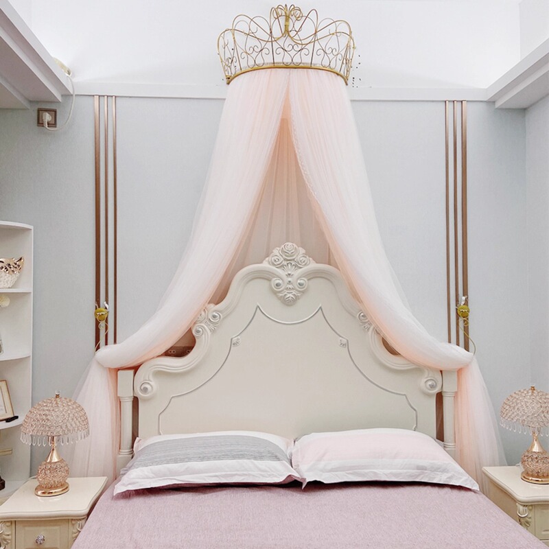 Bed Curtain Princess Style Mosquito Net Home Lace Bedside Curtain Gauze Elegant European Wedding Decoration Bedroom Bed Curtain Gauze Bed Curtain Princess Style Mosquito Net Home Lace Bedside Curtain Gauze Elegant European Wedding Decoration Bedroom Bed Curtain Gauze
