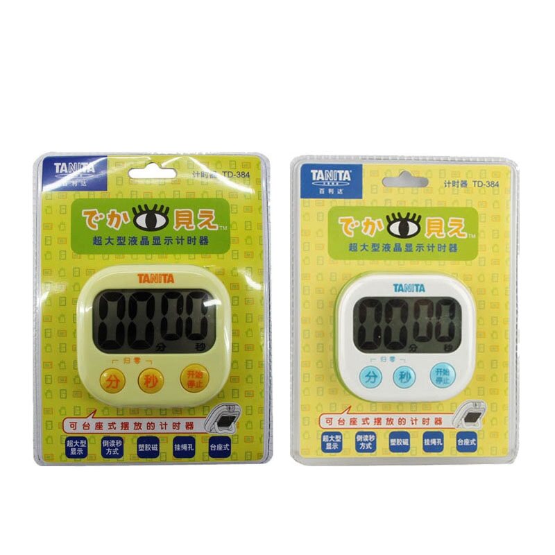 Таймер tanita/百利达计时器 倒计时器提醒器 厨房电子闹钟 定时器td-384