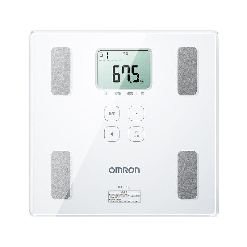 Omron weight body fat measuring device HBF-219T body fat measuring instrument Intelligent body fat scale Bluetooth APP