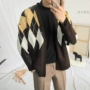 ZPZ mùa thu và mùa đông nam Hàn Quốc áo len dệt kim dày dày áo len hoang dã xu hướng áo khoác retro áo khoác cardigan nam