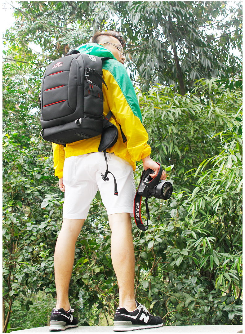 Topsky du lịch vai túi máy ảnh túi unisex túi máy ảnh lót ngoài trời gói chụp ảnh 30911 túi máy ảnh