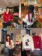 Wardrobe MYC Cartoon Mickey Round Neck Contrast Color Sweater College Style Western Style Single-Breasted Knitted Cardigan Winter 9525