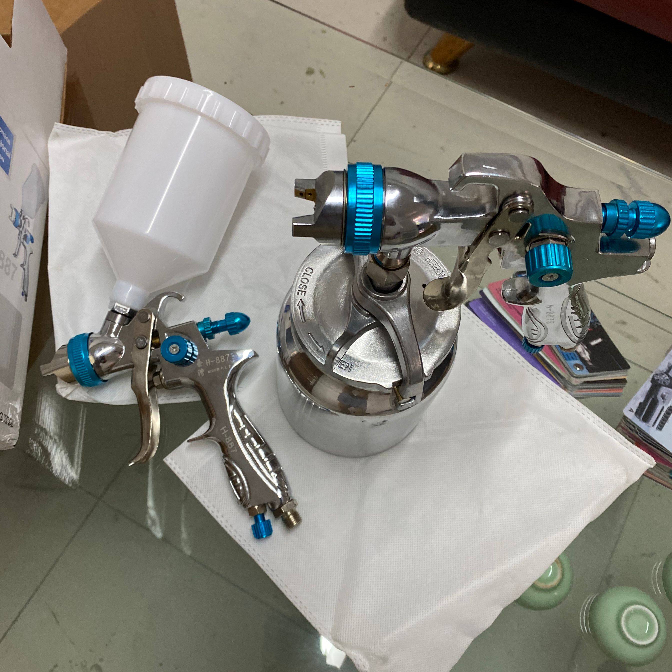 Taiwan K206 Spray Gun 887 paint paint gun high atomization of pot imported pneumatic paint spraying tools